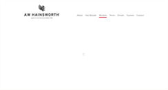 Desktop Screenshot of hainsworth.co.uk